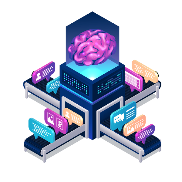 Représentation symbolique d'un algorithme d'intelligence artificielle